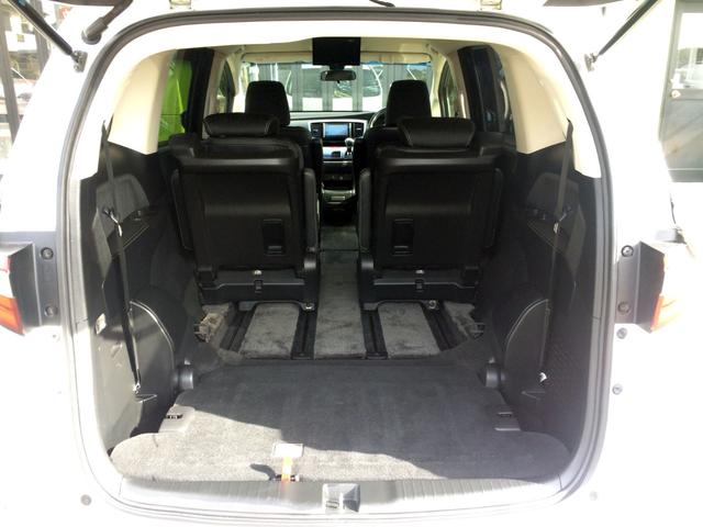 ３列目フラット回転格納時！フルラゲッジモードです！