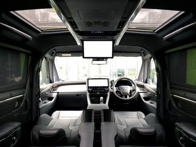 アルファードハイブリッド エグゼクティブラウンジ　／純正オプション１９ＡＷ／左右独立ムーンルーフ／ＪＢＬ１４インチナビＴＶ／フリップダウンモニター／本革／２列目マッサージチェア＆マルチオペレーションパネル／東京１オナ／記録簿／禁煙車／新車保証継承（2枚目）