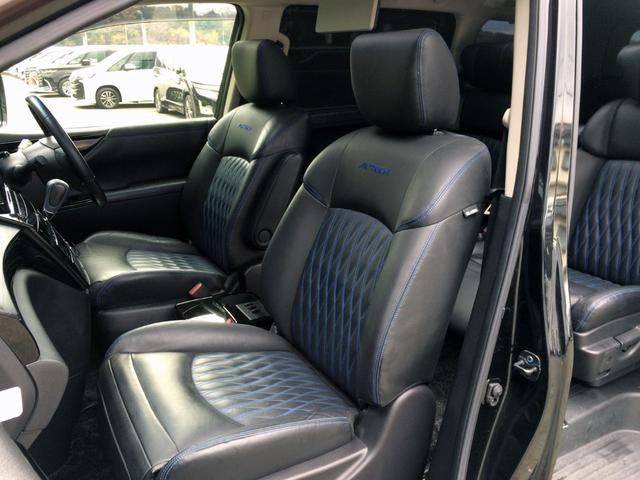 エルグランド オーテック　／４ＷＤ／Ｗサンルーフ／オーテックエアロ＆専用レザーシート／シートヒーター／純正１０インチナビ／純正フリップダウンモニター／全周囲カメラ／電動ゲート／両電動ドア／１オナ／記録簿／禁煙車／全国１年保証（13枚目）