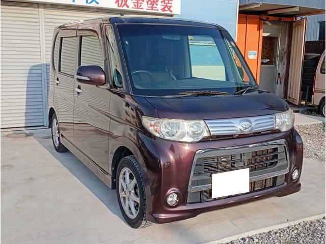 タント カスタムＲＳ　４ＷＤターボ　左側パワースライドドア　社外ナビＴＶ　電動格納ミラー　社外アルミ　インテルジェントキー　オイル　エレメント交換済　バッテリー交換済　納車点検実施済（2枚目）