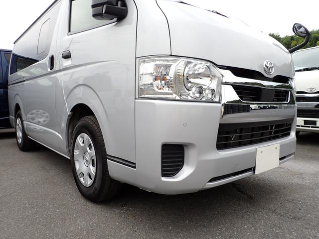 ハイエースバン ロングDX GLパッケージ ディーゼルターボ リヤクーラー リヤヒーター パノラミックビューモニター LEDヘッドランプ トヨタセーフティセンス クリアランスソナー 荷室フロア床上げ合板キット(51枚目)