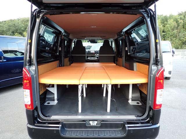 ハイエースバン ロングＤＸ　ＧＬパッケージ　ディーゼルターボ　４ＷＤ　リヤクーラー　リヤヒーター　社外ベッドキット　ＬＥＤヘッドランプ　純正ナビＴＶ　バックカメラ　ＥＴＣ２．０　ドライブレコーダー　トヨタセーフティセンス　クリアランスソナー（63枚目）