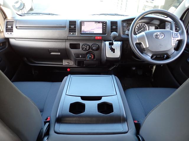 ハイエースバン ロングDX GLパッケージ リヤクーラー リヤヒーター トヨタセーフティセンス クリアランスソナー 純正ナビ バックカメラ ETC 3/6/9人乗り(9枚目)