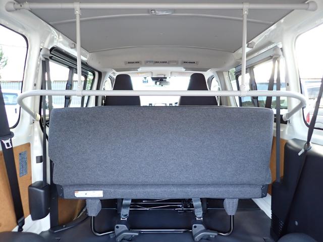 ハイエースバン ロングDX GLパッケージ リヤクーラー リヤヒーター トヨタセーフティセンス クリアランスソナー 純正ナビ バックカメラ ETC 3/6/9人乗り(44枚目)