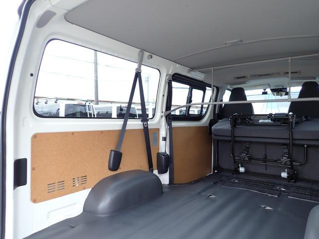 ハイエースバン ロングDX GLパッケージ リヤクーラー リヤヒーター トヨタセーフティセンス クリアランスソナー 純正ナビ バックカメラ ETC 3/6/9人乗り(46枚目)