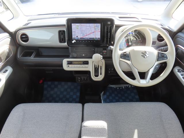 ワゴンＲスマイル ＨＹＢＲＩＤ　Ｘ　３型　衝突被害軽減ブレーキ　リヤパーキングセンサー　ナビゲーション　全方位モニター　スマートキー　キーレスプッシュスタート　ヘッドアップディスプレイ　アダプティブクルーズコントロール　電動パーキングブレーキ（3枚目）