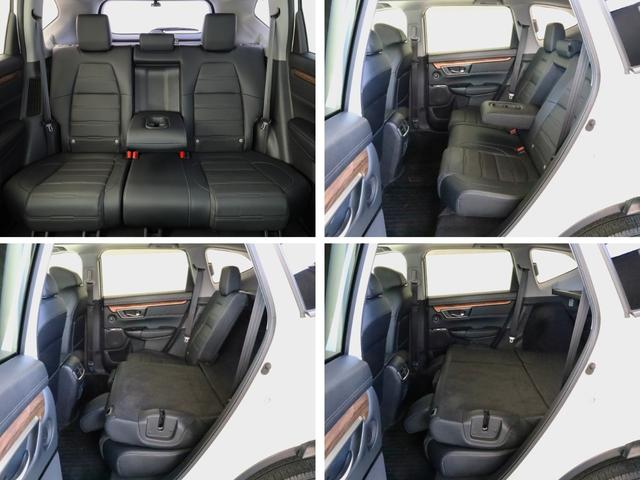 ２列目シートは座面も背もたれも、ゆとりあるサイズを確保。サイドサポート部は厚みを持たせてホールド感を向上させています。そして足元空間もゆとりある広さでロングドライブでも快適にお過ごしいただけます。