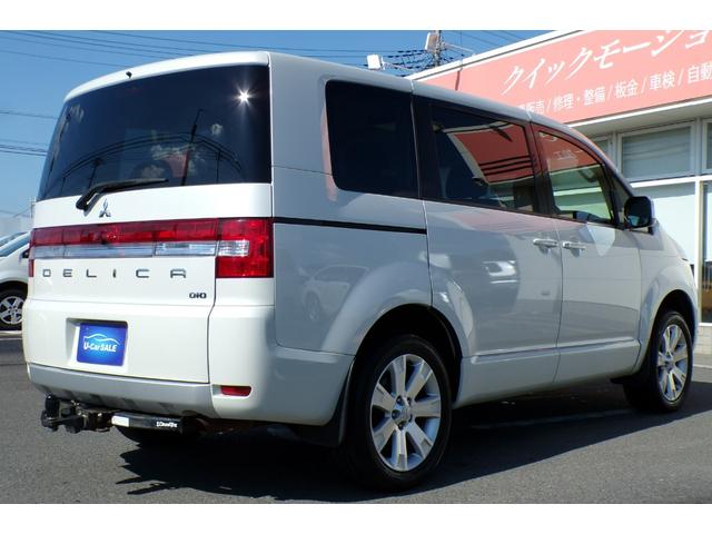 デリカＤ：５ Ｄ　パワーパッケージ　社外ナビ　Ｂｌｕｅｔｏｏｔｈ　バックモニター　フリップダウンモニター　４ＷＤ　シートヒーター　ビルトインＥＴＣ　ヒッチメンバー　ディスチャージドランプ　フォグランプ　純正アルミ　スマートキー　記録簿（12枚目）