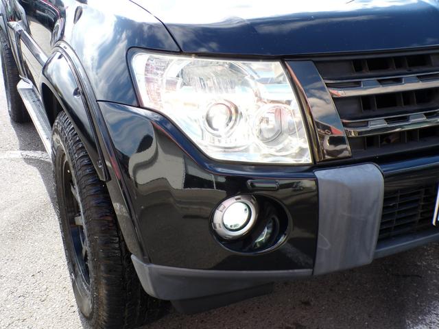 パジェロ ロング　エクシード　ブラックレザーシート　オバフェン　シートヒーター　ナビ　地デジフルセグ　Ｂｌｕｅｔｏｏｔｈ　バックカメラ　社外アルミ　社外スピーカー　３６０度ドライブレコーダー　ＥＴＣ　クルーズコントロール　キーレス（36枚目）