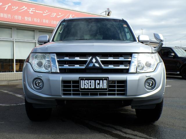 パジェロ ロング　エクシード　ナビ　地デジフルセグ　Ｂｌｕｅｔｏｏｔｈ　バックカメラ　ＥＴＣ　シートヒーター　ドライブレコーダー　クルーズコントロール　フォグランプ　ディスチャージドランプ　サイドステップ　純正アルミ　３列目シート（8枚目）