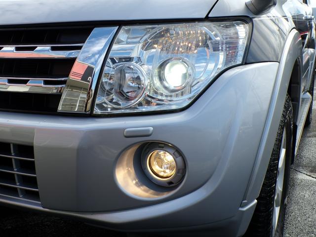 パジェロ ロング　エクシード　ナビ　地デジフルセグ　Ｂｌｕｅｔｏｏｔｈ　バックカメラ　ＥＴＣ　シートヒーター　ドライブレコーダー　クルーズコントロール　フォグランプ　ディスチャージドランプ　サイドステップ　純正アルミ　３列目シート（36枚目）