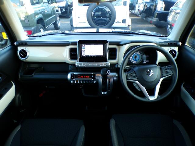 クロスビー ハイブリッドＭＺ　デュアルセンサーブレーキ　ナビ　地デジ　ＤＶＤ　Ｂｌｕｅｔｏｏｔｈ　ＬＥＤヘッドライト　クルーズコントロール　前席シートヒーター　ホワイトルーフ　スマートキー　純正アルミ　パドルシフト（4枚目）