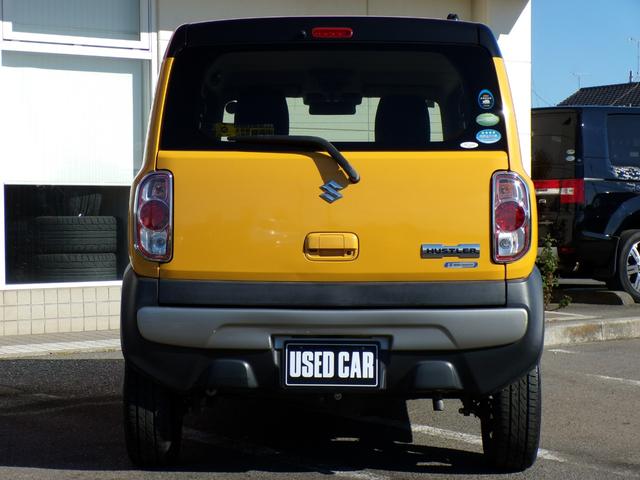 ハスラー 　デュアルカメラブレーキ　ナビ　地デジ　バックカメラ　ＣＤ　ＤＶＤ　Ｂｌｕｅｔｏｏｔｈ　シートヒーター　スマートキー　プッシュスタート　アイドリングストップ　ＨＩＤライト　ステアリングスイッチ（3枚目）