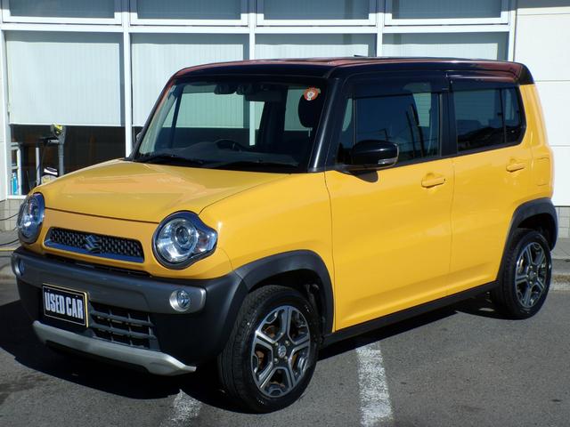 ハスラー 　デュアルカメラブレーキ　ナビ　地デジ　バックカメラ　ＣＤ　ＤＶＤ　Ｂｌｕｅｔｏｏｔｈ　シートヒーター　スマートキー　プッシュスタート　アイドリングストップ　ＨＩＤライト　ステアリングスイッチ（6枚目）