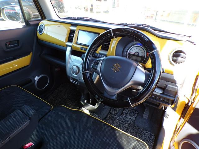 ハスラー 　デュアルカメラブレーキ　ナビ　地デジ　バックカメラ　ＣＤ　ＤＶＤ　Ｂｌｕｅｔｏｏｔｈ　シートヒーター　スマートキー　プッシュスタート　アイドリングストップ　ＨＩＤライト　ステアリングスイッチ（18枚目）