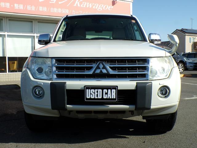 パジェロ ロング　スーパーエクシード　タイミングベルト交換済　本革シート　パワーシート　シートヒーター　ロックフォードプレミアムサウンドシステム　クルーズコントロール　ナビ　Ｂｌｕｅｔｏｏｔｈ　バックカメラ　キーレス　ＥＴＣ　ＡＣ１００Ｖ（8枚目）