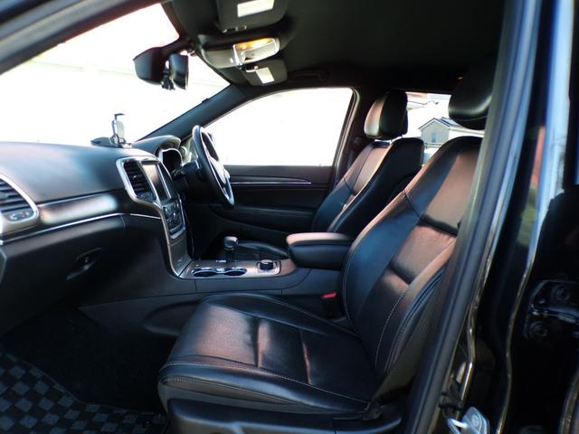 ジープ・グランドチェロキー リミテッド ナビ フルセグ Bluetooth 角センサー ブラックレザーシート シートヒーター ステアリングヒーター ETC フロント・サイド・バックカメラ ドラレコ クルコン エアサス スマートキー 4WD(22枚目)