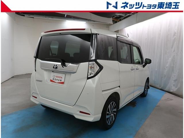 ルーミー カスタムＧ　純正９型ＤＡ　フルセグ　ＥＴＣ　全周囲カメラ　衝突被害軽減装置　レーダークルーズ　クリアランスソナー　メディアプレイヤー接続　ＵＳＢ　Ｂｌｕｅｔｏｏｔｈ　シートヒータ　純正アルミ　両側電動スライドドア（7枚目）