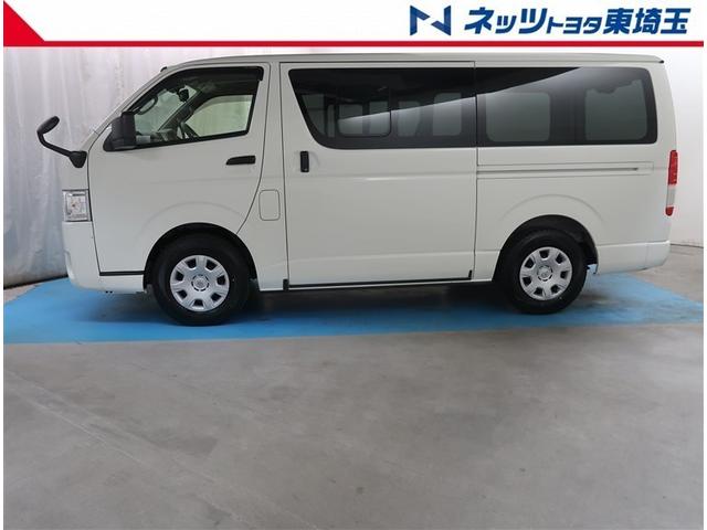 ハイエースバン ＤＸ　ＧＬパッケージ　ＳＤナビ　ワンセグ　ＣＤ　ＥＴＣ　全周囲カメラ　衝突被害軽減装置　クリアランスソナー　メディアプレイヤー接続　Ｂｌｕｅｔｏｏｔｈ　１００Ｗ　ＬＥＤヘッドライト　片側スライドドア（6枚目）