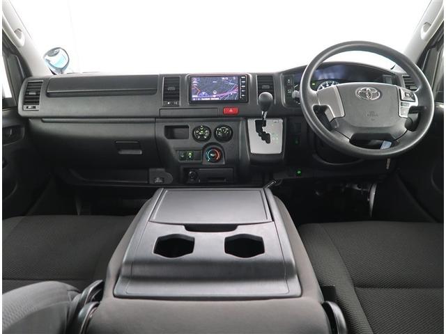 ハイエースバン ＤＸ　ＧＬパッケージ　ＳＤナビ　ワンセグ　ＣＤ　ＥＴＣ　全周囲カメラ　衝突被害軽減装置　クリアランスソナー　メディアプレイヤー接続　Ｂｌｕｅｔｏｏｔｈ　１００Ｗ　ＬＥＤヘッドライト　片側スライドドア（8枚目）