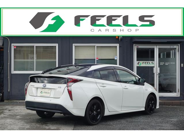 プリウス Sセーフティプラス ツートーン 9インチナビTV Bカメラ ETC 前後ドライブレコーダー クルコン トヨタセーフティ スマートキー(2枚目)