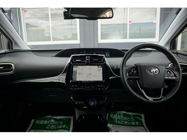 プリウス Sセーフティプラス ツートーン 9インチナビTV Bカメラ ETC 前後ドライブレコーダー クルコン トヨタセーフティ スマートキー(5枚目)