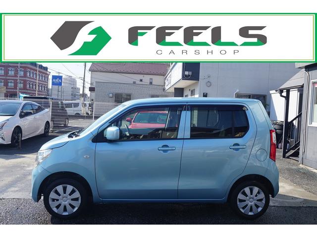 ワゴンＲ ＦＸ　ＭＨ３４型　新品バッテリー　アイドリングストップ　オートエアコン　シートヒーター　キーレス　ドアバイザー（9枚目）