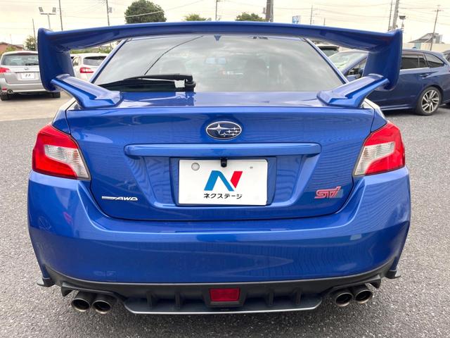 ＷＲＸ ＳＴＩ ＳＴＩ　後期Ｅ型　ＳＴＩフルエアロ　大型リアスポイラー　ＬＥＤアクセサリーライナー　ＡＤＶＡＮ　Ｒａｃｉｎｇ製１８インチアルミ　純正アルミ有　デジタルインナーミラー　ＳＴＩキャリパー　Ｂｒｅｍｂｏブレーキ（15枚目）