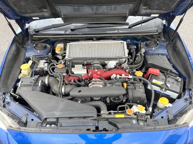 ＷＲＸ ＳＴＩ ＳＴＩ　後期Ｅ型　ＳＴＩフルエアロ　大型リアスポイラー　ＬＥＤアクセサリーライナー　ＡＤＶＡＮ　Ｒａｃｉｎｇ製１８インチアルミ　純正アルミ有　デジタルインナーミラー　ＳＴＩキャリパー　Ｂｒｅｍｂｏブレーキ（18枚目）