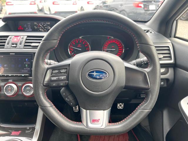 ＷＲＸ　ＳＴＩ ＳＴＩ　タイプＳ　大型リアスポイラー　前席メモリー機能付レザーシート　ＧＰ　ＳＰＯＲＴＳマフラー　ＨＫＳ車高調　ＬＥＤアクセサリーライナー　ＡＤＶＡＮ　Ｒａｃｉｎｇ製１８インチアルミホイール　ターボ　４ＷＤ（11枚目）