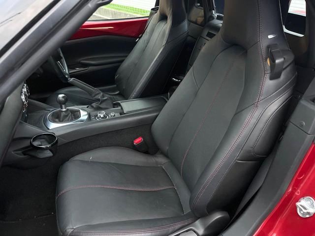 ロードスター Sレザーパッケージ MT車 バックカメラ BOSEサウンド レザーシート スマートキー LEDヘッド ビルトインETC 純正16インチアルミ 車線逸脱警報 オートライト デュアルエアコン Bluetooth CD(23枚目)