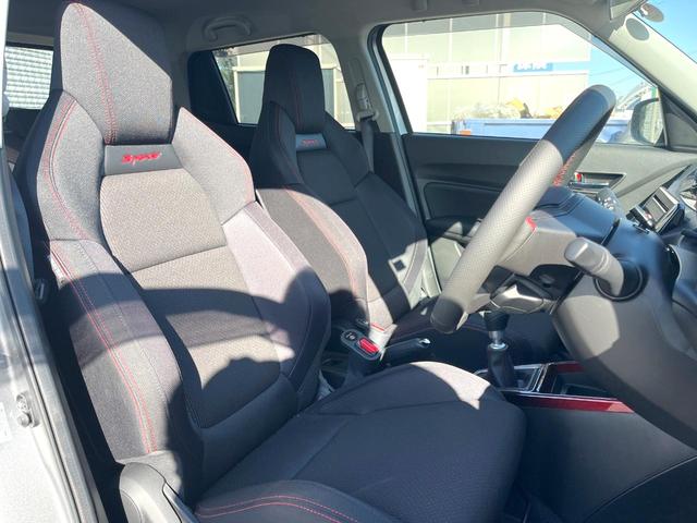 スイフトスポーツ ベースグレード　全周囲カメラ　衝突被害軽減システム　レーダークルーズ　シートヒーター　ドラレコ　コーナーセンサー　スマートキー　ＬＥＤヘッド　ビルトインＥＴＣ　純正１７インチアルミ　車線逸脱警報（35枚目）