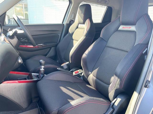 スイフトスポーツ ベースグレード　全周囲カメラ　衝突被害軽減システム　レーダークルーズ　シートヒーター　ドラレコ　コーナーセンサー　スマートキー　ＬＥＤヘッド　ビルトインＥＴＣ　純正１７インチアルミ　車線逸脱警報（48枚目）