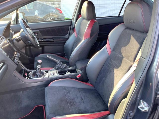 WRX STI STI タイプS 後期F型 純正ナビ バックカメラ ETC ドライブレコーダー リップリアスポイラー 純正19インチアルミホイール シートヒーター パワーシート フロント・サイドカメラ ビルシュタインダンパー(25枚目)