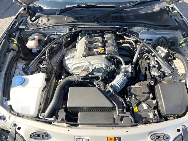 ロードスター NR-A 6MT マツダスピードエアロ 衝突被害軽減システム 純正16インチアルミホイール LEDヘッドライト 革巻きステアリング ブラインドスポットモニタリング クリアランスソナー スマートキー(19枚目)