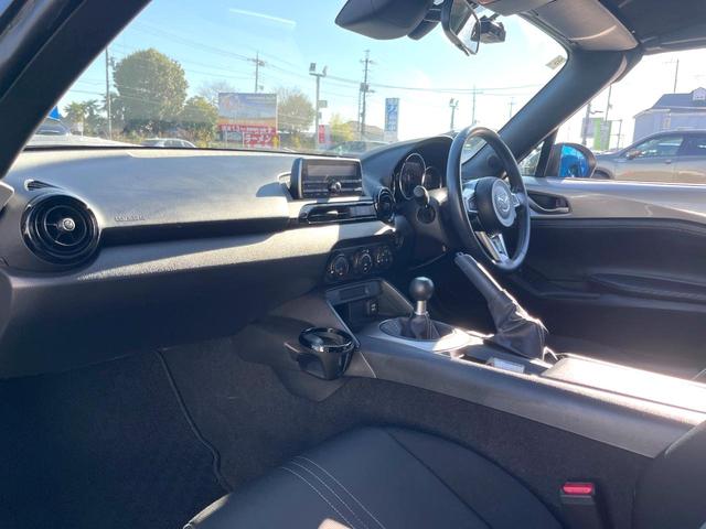 ロードスター NR-A 6MT マツダスピードエアロ 衝突被害軽減システム 純正16インチアルミホイール LEDヘッドライト 革巻きステアリング ブラインドスポットモニタリング クリアランスソナー スマートキー(30枚目)