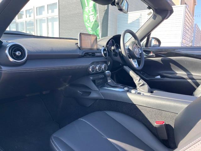 ロードスターRF VS マツダコネクトディスプレイ BOSEサウンド 衝突被害軽減システム LEDヘッドライト 革巻きステアリング 純正17インチアルミ 黒革シート クルーズコントロール シートヒーター パドルシフト(35枚目)