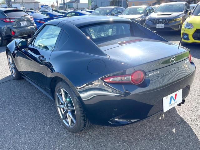 ロードスターRF VS マツダコネクトディスプレイ BOSEサウンド 衝突被害軽減システム LEDヘッドライト 革巻きステアリング 純正17インチアルミ 黒革シート クルーズコントロール シートヒーター パドルシフト(47枚目)