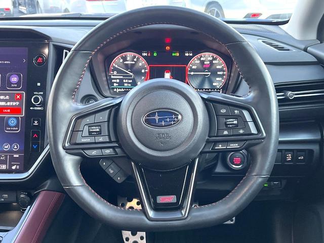 レヴォーグ ＳＴＩスポーツ　ＥＸ　１１．６型ナビ　ＬＥＤアクセサリーライナー　パワートランクリッド　スマートリアビューミラー　レザーシート　ＬＥＤヘッドライト　革巻きステアリング　純正１８インチアルミ　禁煙車　アイサイトＸ（8枚目）