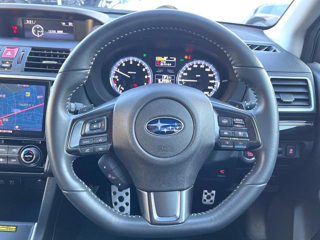 レヴォーグ 1.6GTアイサイト Vスポーツ F型 純正8型ビルトインナビ LEDアクセサリーライナー ビルシュタインダンパー LEDヘッドライト 革巻きステアリング 純正18インチアルミ パワーシート シートヒーター スマートキー アイサイト(9枚目)