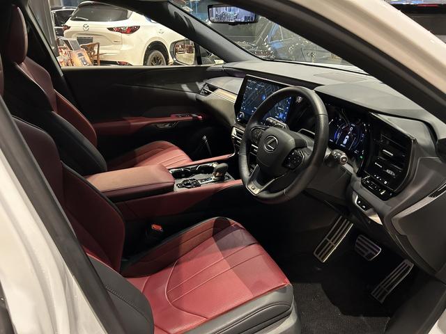 RX RX500h Fスポーツパフォーマンス ガラスルーフ キャリパー 輻射ヒーター 赤革シート 標準21アルミホイール 置充電 デジタルミラー(16枚目)