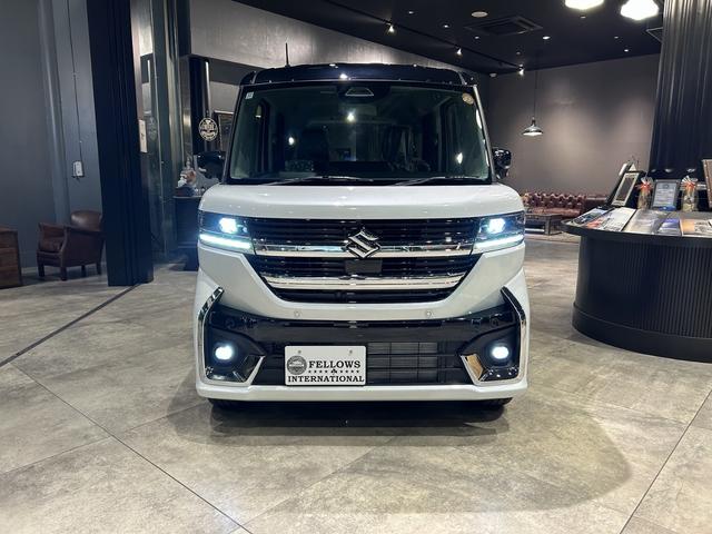 スペーシアカスタム ハイブリッドＸＳターボ　９インチ純正ナビ　全方位　ＥＴＣ　新車保証付　シートヒーター　両側電動スライドドア　ｃａｒｐｌａｙ対応　ＣＤ／ＤＶＤ　ステアリングヒーター　ヘッドアップディスプレイ（6枚目）