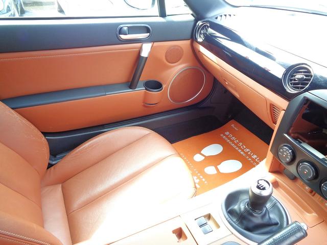 ロードスター ＲＳ　外ＫＯＮＩ車高調　外リアトーコンリンク　外ＢＢＳアルミ　外マフラー　オートエクゼエアクリ　茶革シート　シートヒーター　ＦＲ駆動　標準ＬＳＤ装備　禁煙車　キーレス　ドラレコ　外メッキ給油口カバー　ＨＩＤ（22枚目）