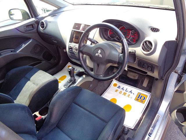 コルト ラリーアート　バージョンＲ　外ＢＬＩＴＺ車高調　外ＢＬＩＴＺブロオフ　前席ＲＥＣＡＲＯシート　ターボ　キーレス　ＨＩＤ　リアスポ　ＭＴモード付ＡＴ　ＥＴＣ　外ツイータースピーカー装備　純正タワーバー　純正アルミ　オートライト（7枚目）