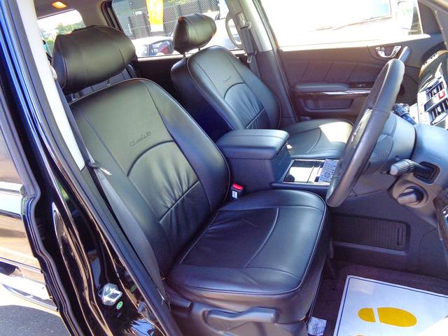 エリシオン ＧエアロＨＤＤナビスマートセレクション　後期型　特別仕様車　大型センターコンソール　純正インタＨＤＤナビ地デジＢモニ　両側Ｐスラ　純正フルエアロ　黒革調シートカバー　７人乗　禁煙車　ビルトインＥＴＣ　ＨＩＤ　スマートキ―　ウィンカーミラー（8枚目）