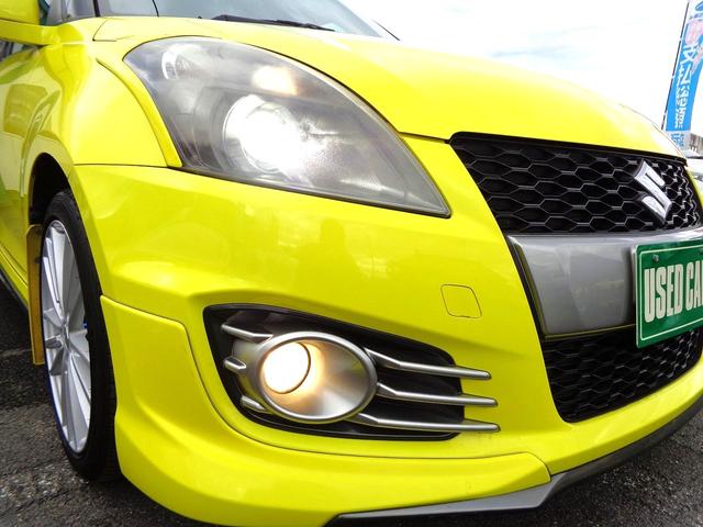 スイフトスポーツ ベースグレード ディスチャージヘッドランプ装着車グレード 純正フルエアロ 純正マフラーカッター 純マッドガード 外ディスプレイオーディオ 禁煙車 HID ETC クルコン 外アイラインエアロ 純フューエルリッドカバー(34枚目)