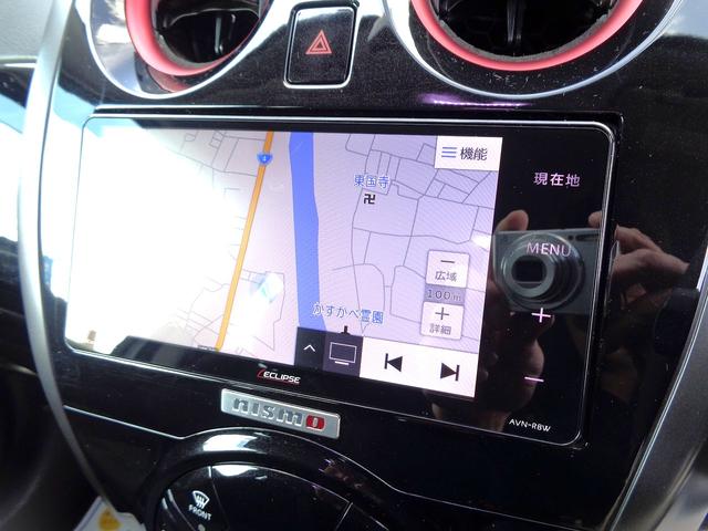 ノート ニスモ　Ｓ　外ＨＫＳ車高調　外ＨＫＳマフラー　外ＳＤナビ地デジＢｌｕｅｔｏｏｔｈオーディオ　ニスモ専用シート　ＬＥＤヘッドライト　ＬＥＤポジションライト　リアスポ　スマートキー　プッシュスターター　ドアバイザー（16枚目）