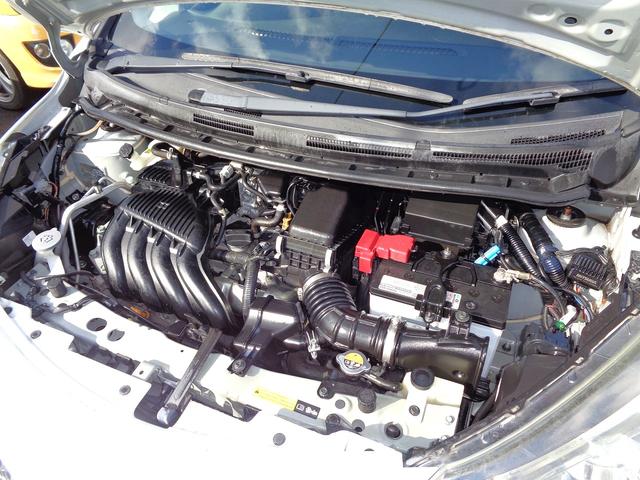 ノート ニスモ　Ｓ　外ＨＫＳ車高調　外ＨＫＳマフラー　外ＳＤナビ地デジＢｌｕｅｔｏｏｔｈオーディオ　ニスモ専用シート　ＬＥＤヘッドライト　ＬＥＤポジションライト　リアスポ　スマートキー　プッシュスターター　ドアバイザー（35枚目）