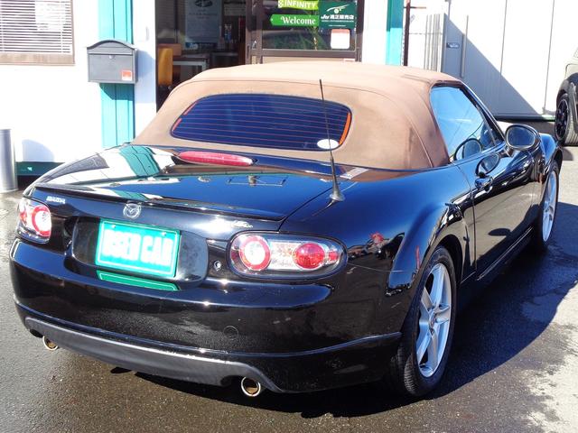 ロードスター ＶＳ　１オーナー車　純正エアロ　ＦＲ駆動　茶幌　茶革シート　ビルシュタイン車高調　リアスポ　シートヒーター　キーレス　ドラレコ　ＨＩＤ　ＥＴＣ　ＭＴモード付ＡＴ　パドルシフト　外ＨＤＤナビＤＶＤ再生　記録簿（3枚目）