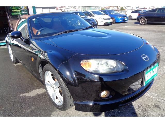 ロードスター ＶＳ　１オーナー車　純正エアロ　ＦＲ駆動　茶幌　茶革シート　ビルシュタイン車高調　リアスポ　シートヒーター　キーレス　ドラレコ　ＨＩＤ　ＥＴＣ　ＭＴモード付ＡＴ　パドルシフト　外ＨＤＤナビＤＶＤ再生　記録簿（37枚目）